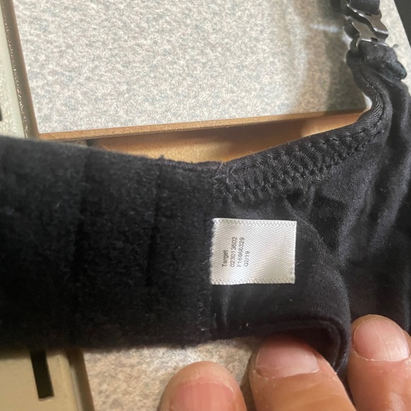 Black Wireless T-Shirt‎ Bra Adjustable Straps Comfortable Everyday Nursing 36 B - Picture 3 of 4